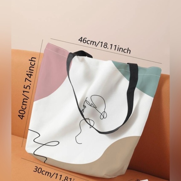 ✨NEW✨ Abstract Design Tote Bag - Multicolor - Picture 3 of 4